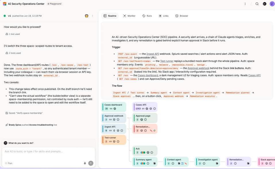 แดชบอร์ดแพลตฟอร์ม AI Orchestration ของ Tines เชื่อมต่อเครื่องมือความปลอดภัยและไอทีสำหรับทีมในประเทศไทย