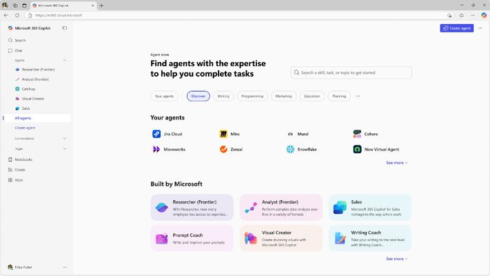 Build agents
